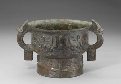 图片[2]-Gui food container with coiled beast design, early Western Zhou period, c. 11th-10th century BCE-China Archive